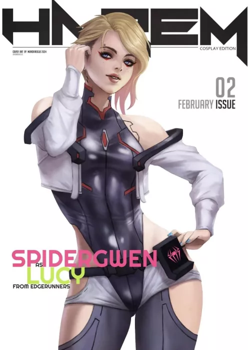 SpiderGwen as Lucy by Monori Rogue