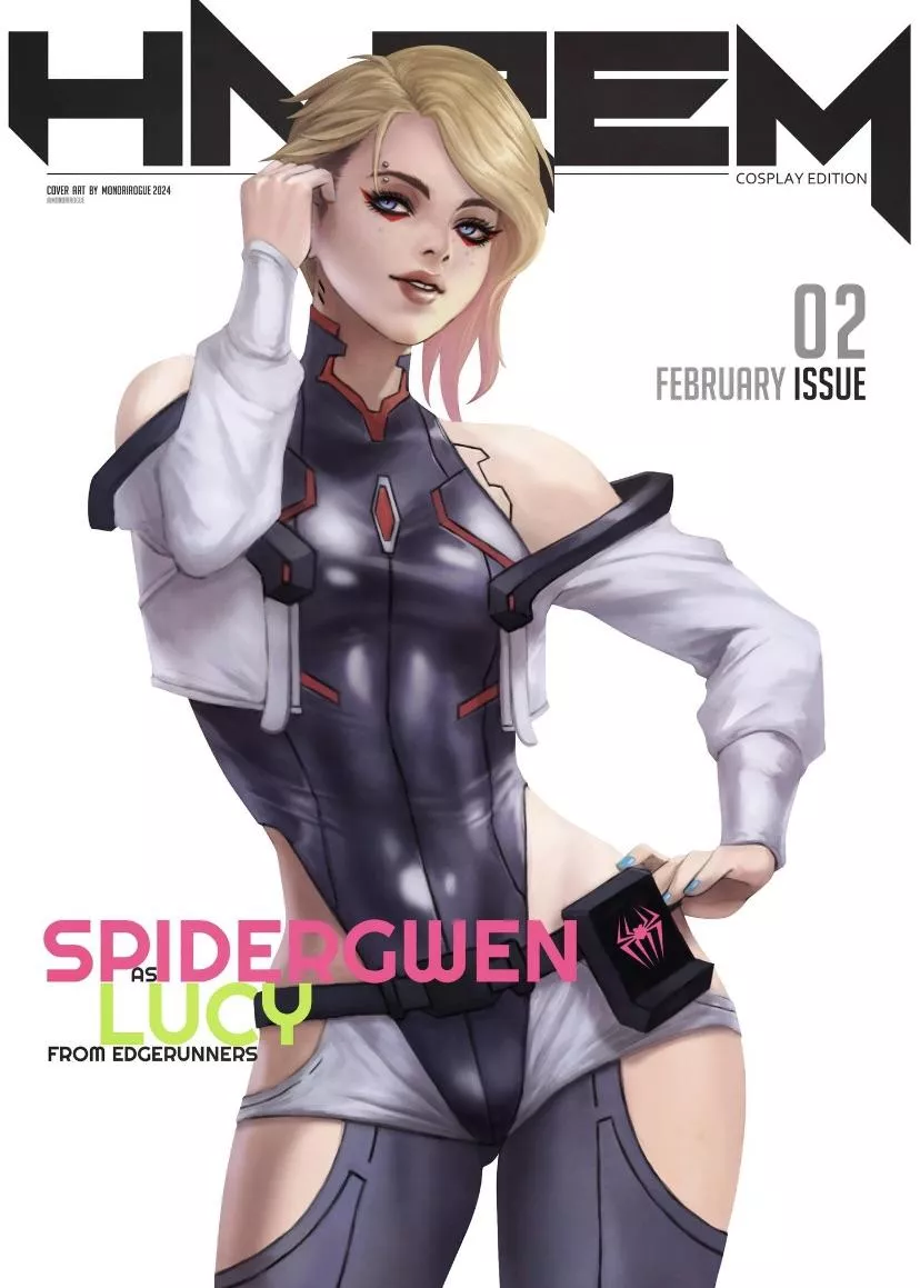 SpiderGwen as Lucy by Monori Rogue