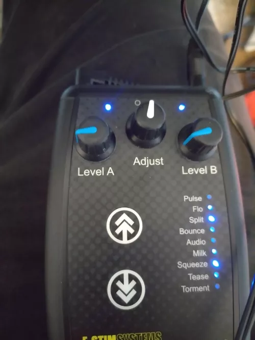 Sterilising myself...with electricity