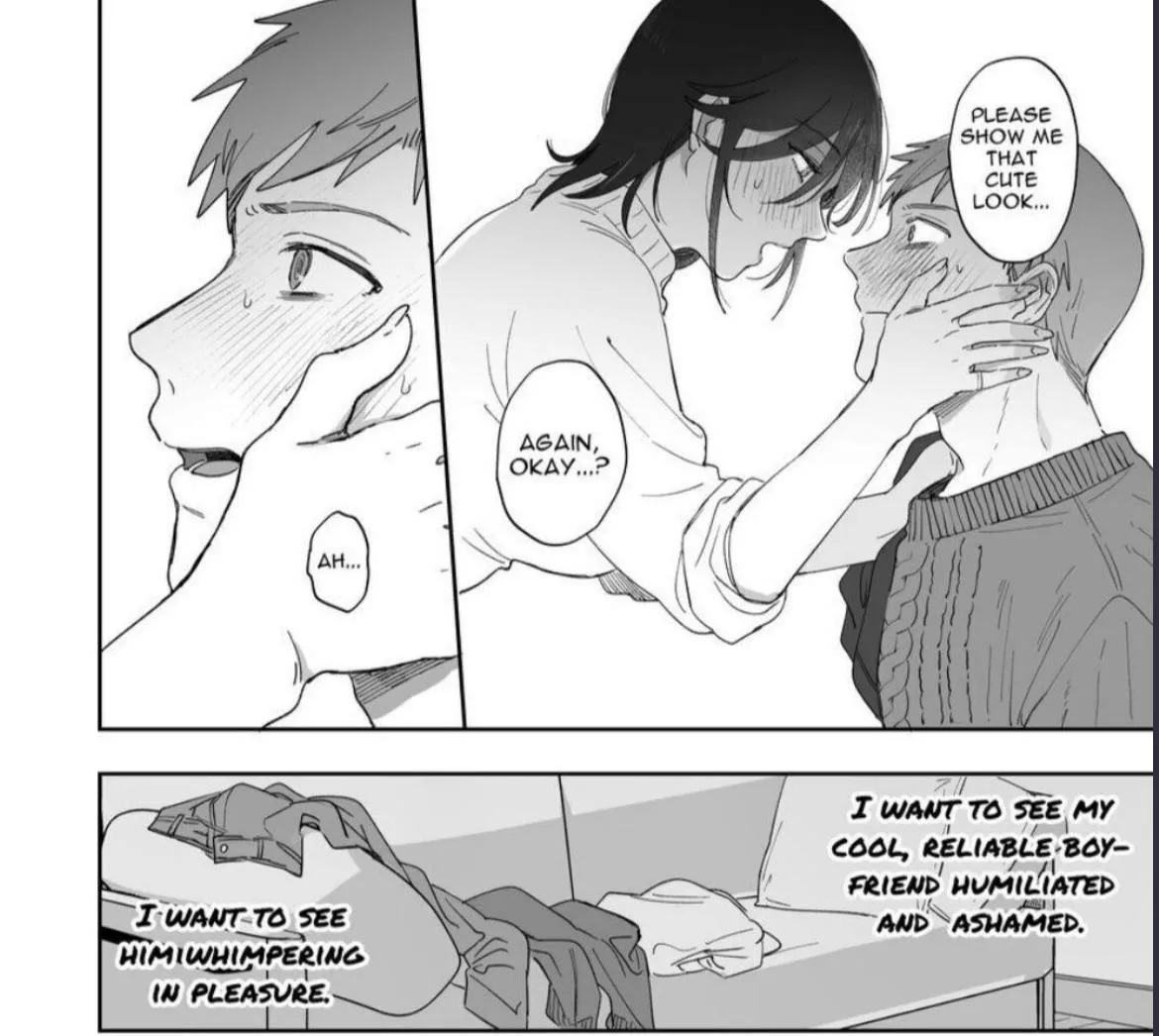 The feminine urge to make him whimper <3