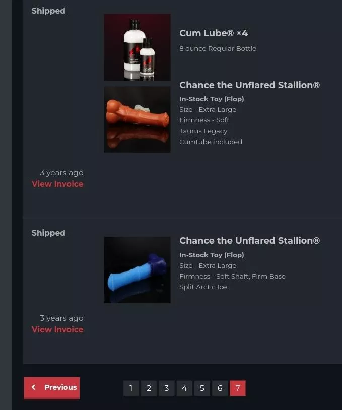 What was your first Bad Dragon?