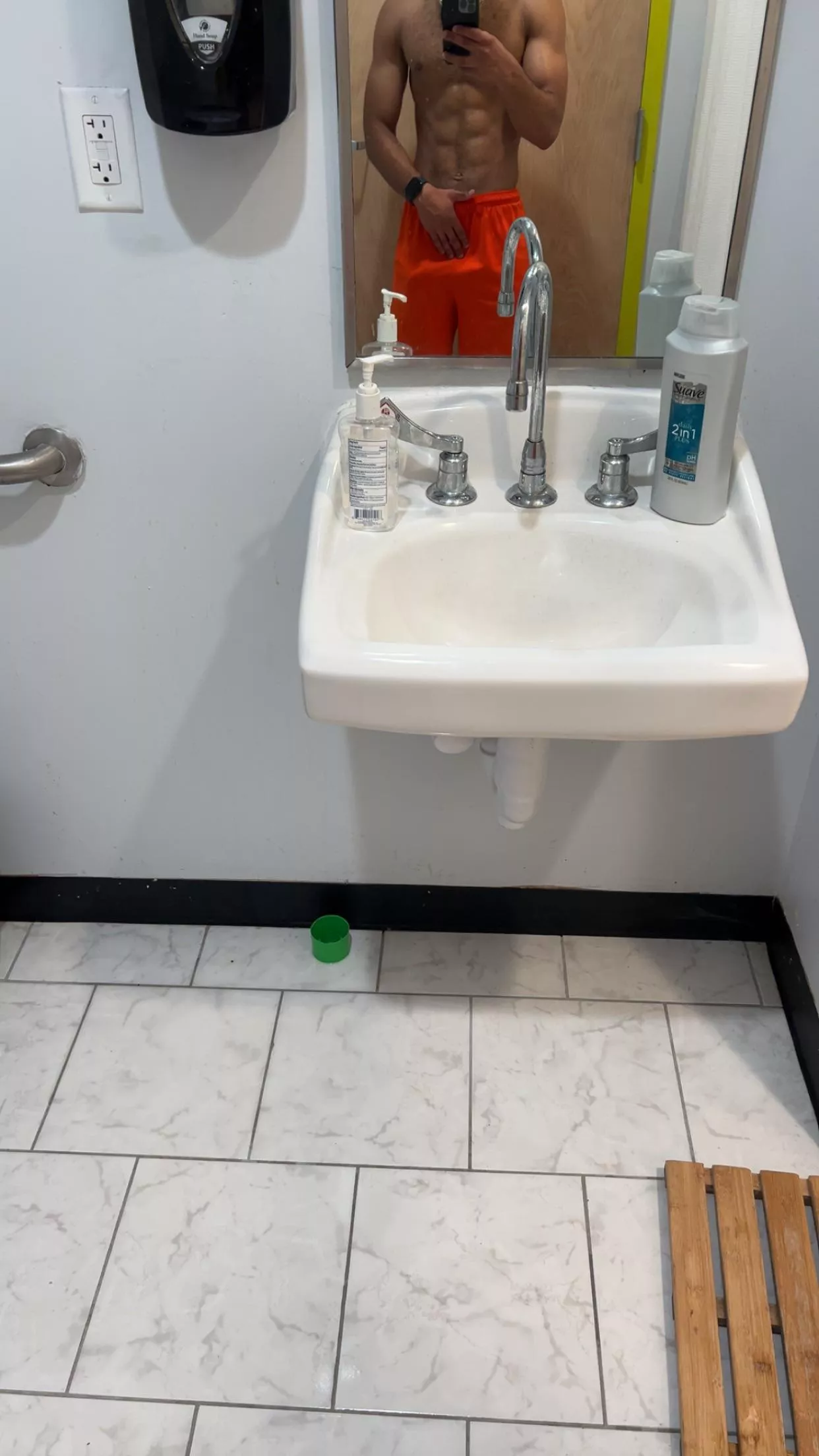 What would you do if you saw this in the gym?