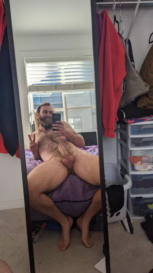 Who wants to get between my thick hairy thighs?