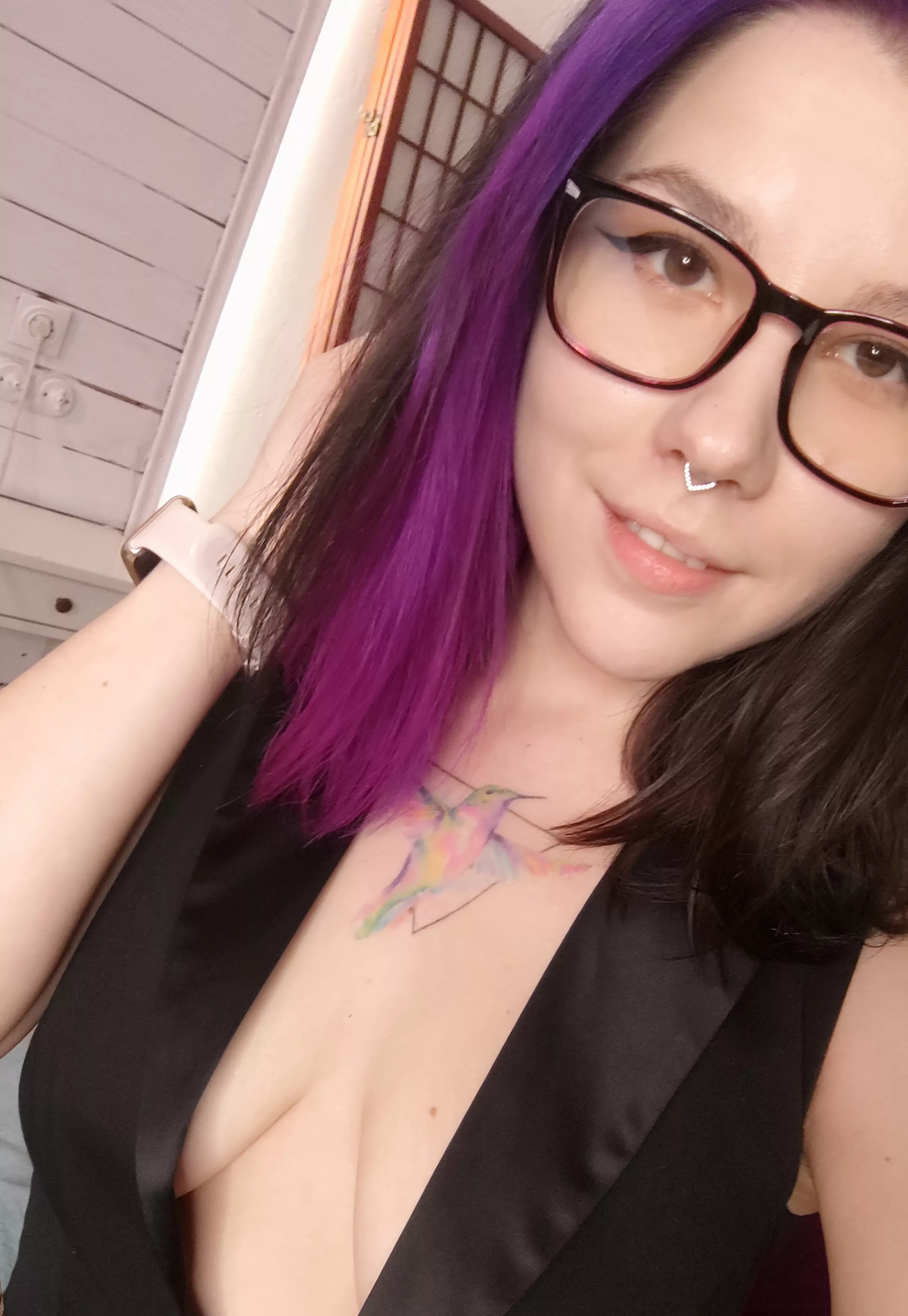 Your young secretary is here