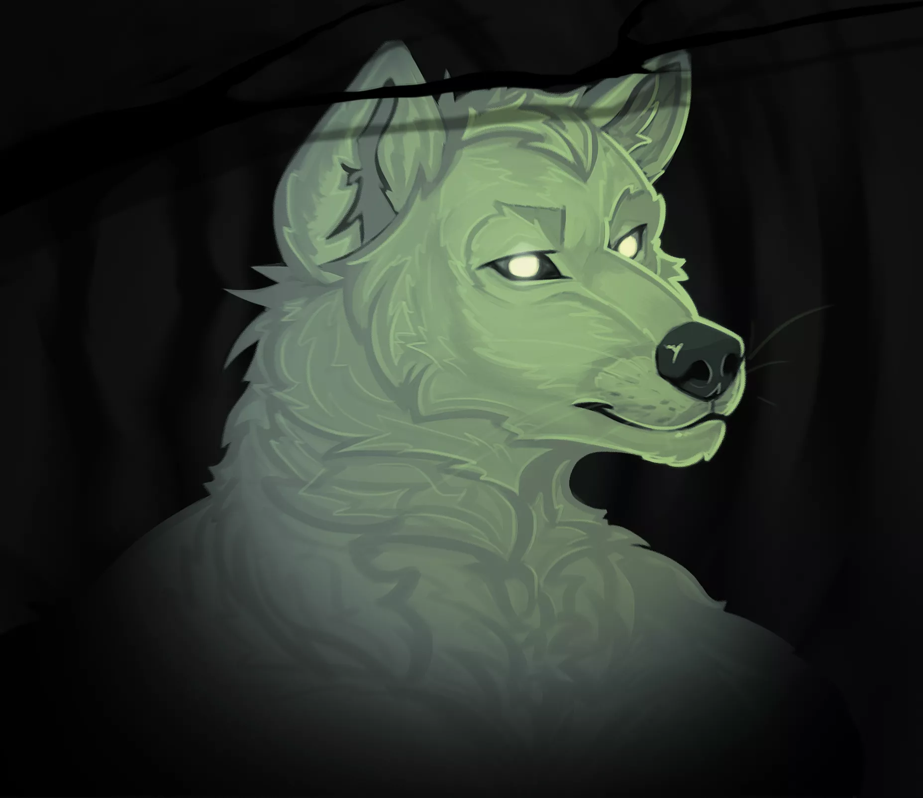Are you lost, puppy? (art by me!)
