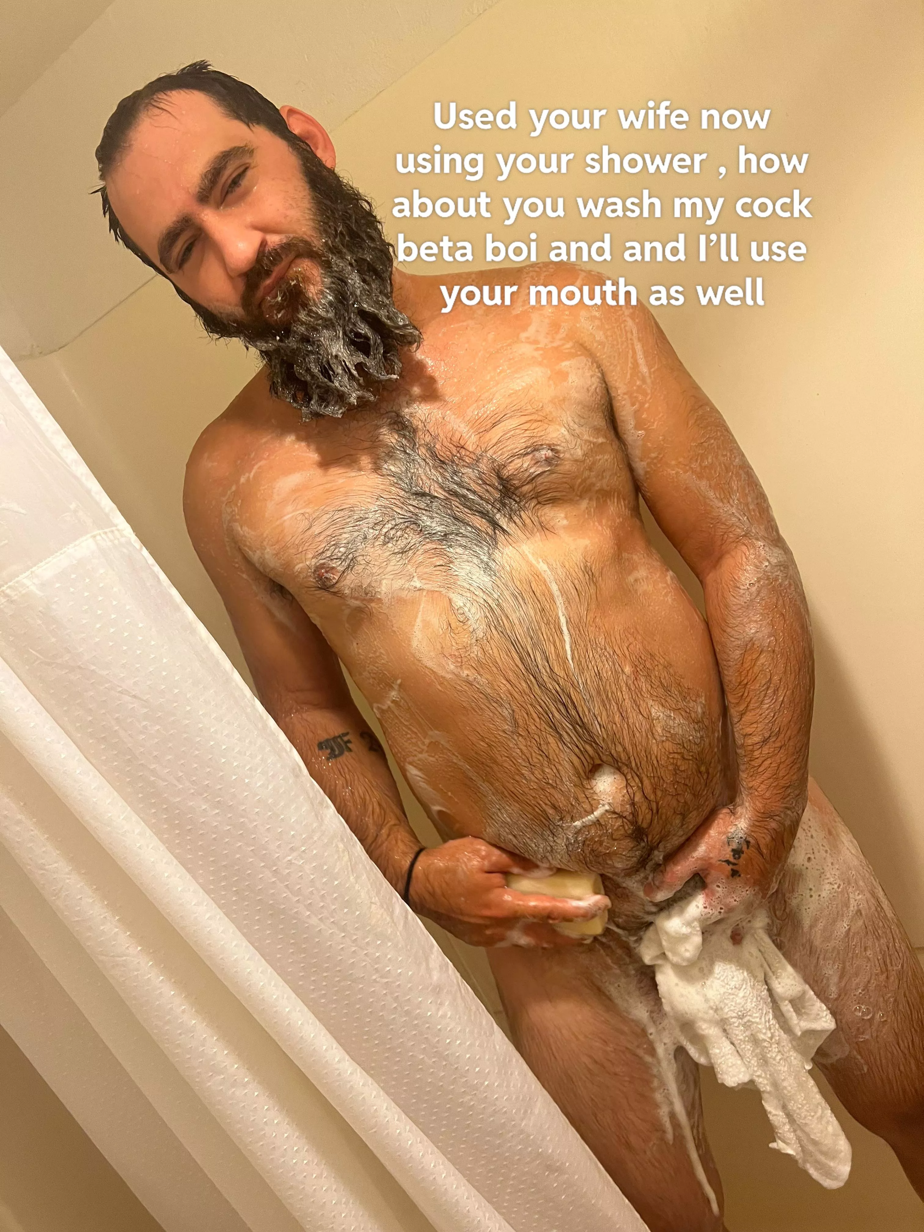 Be a good beta bitch for me