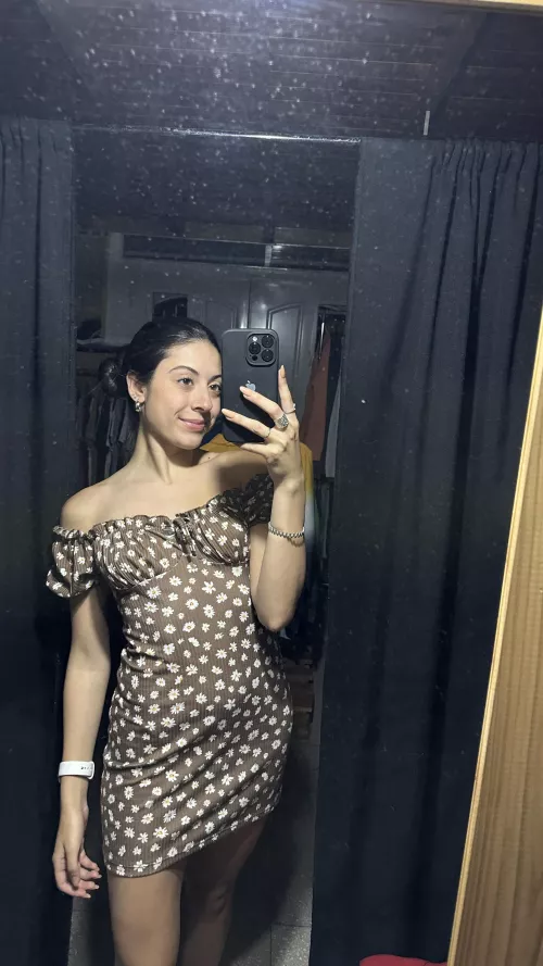 Be honest. Am I sexy in this dress?