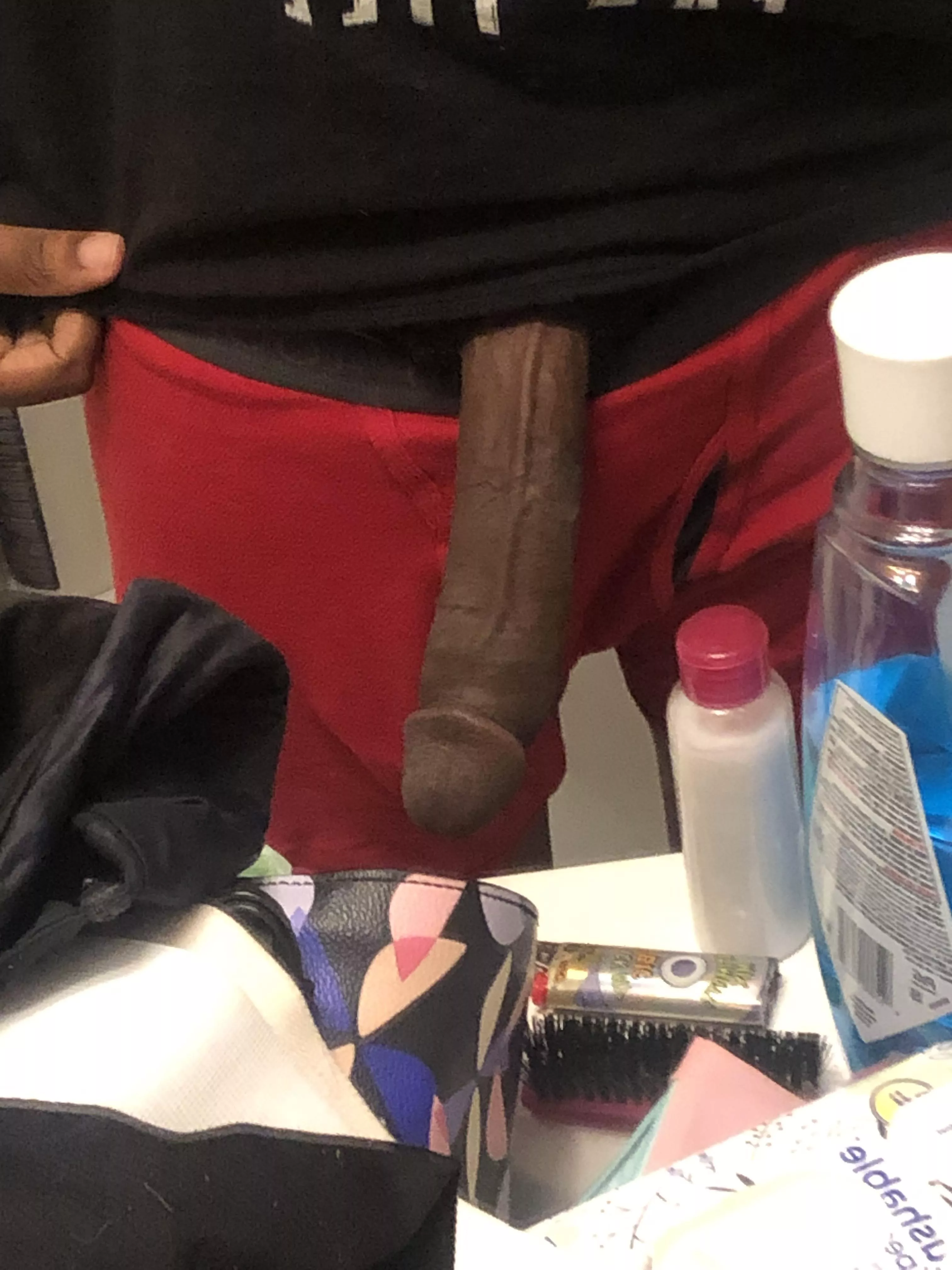 Bend over the sink please so I can look at you in the mirror 😏