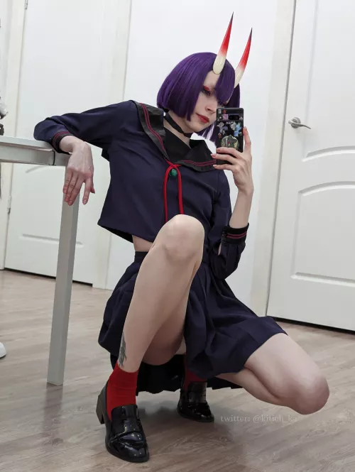 Cute cosplay upskirt by me