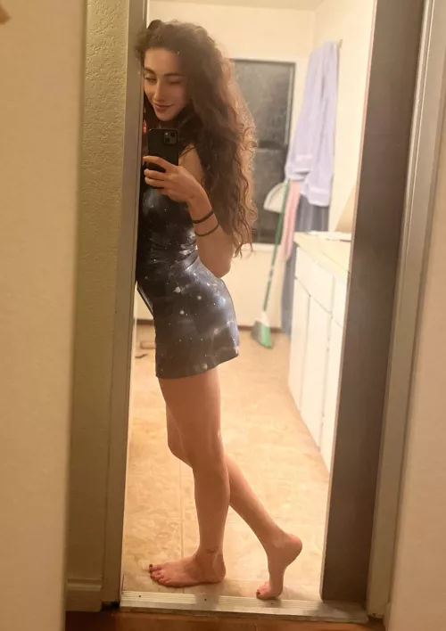 Dresses always show off my legs the best