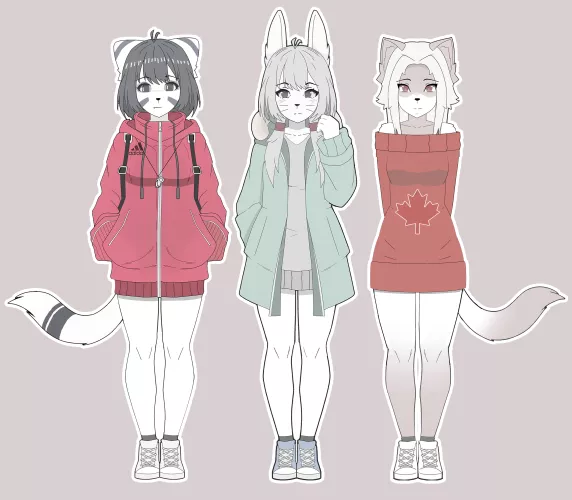 Furry characters I recently made