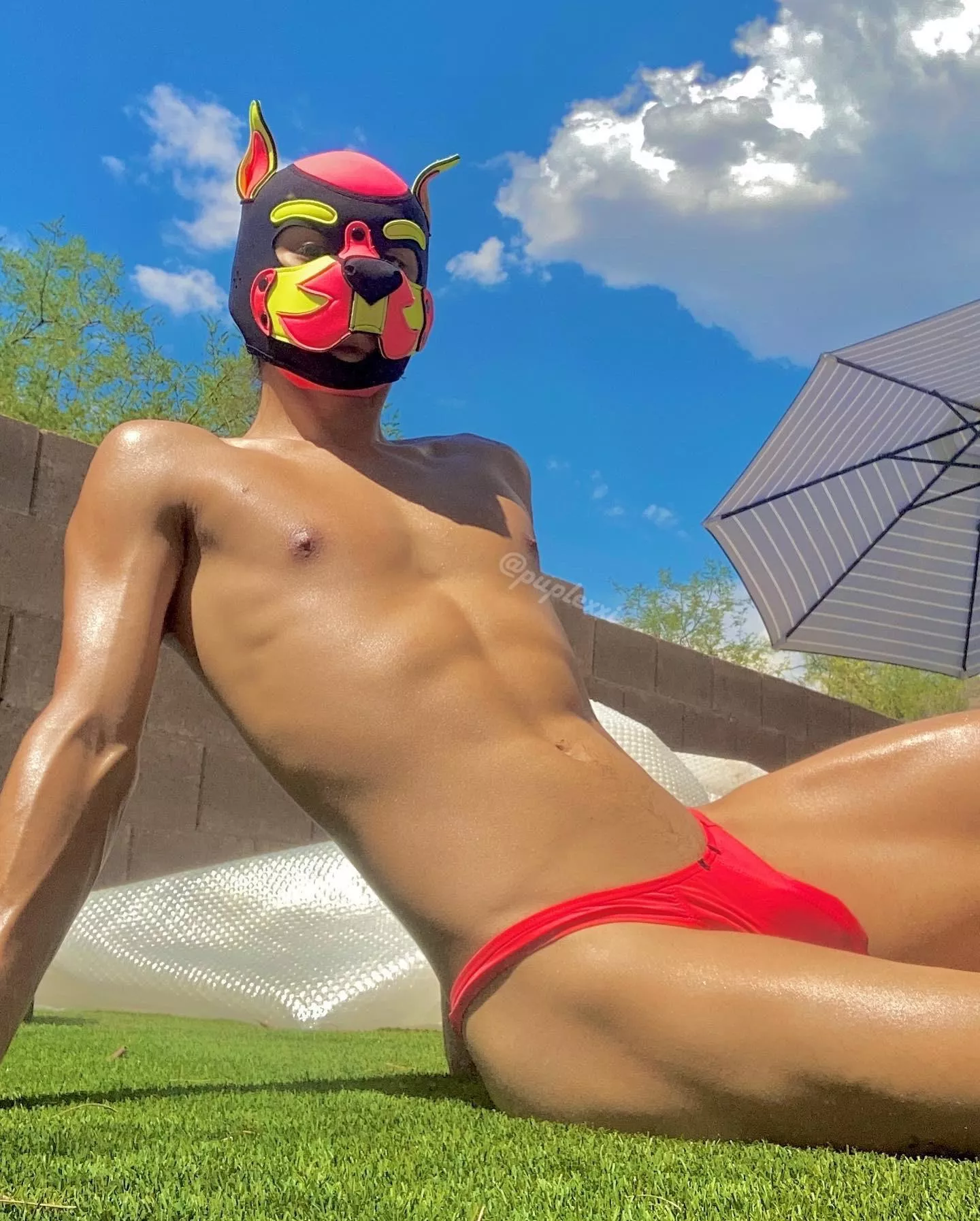 gear and matching thong