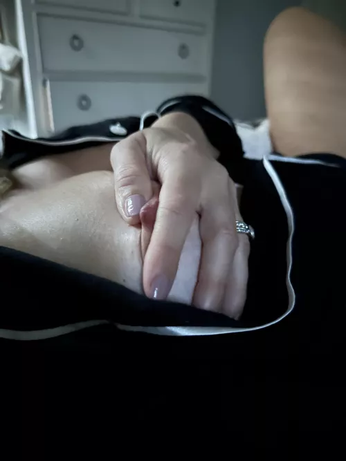 Grabbing my tit with my ring adds an extra sensation