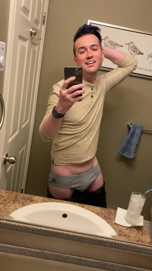 Happy to be home from work. lol. How about you ❤️