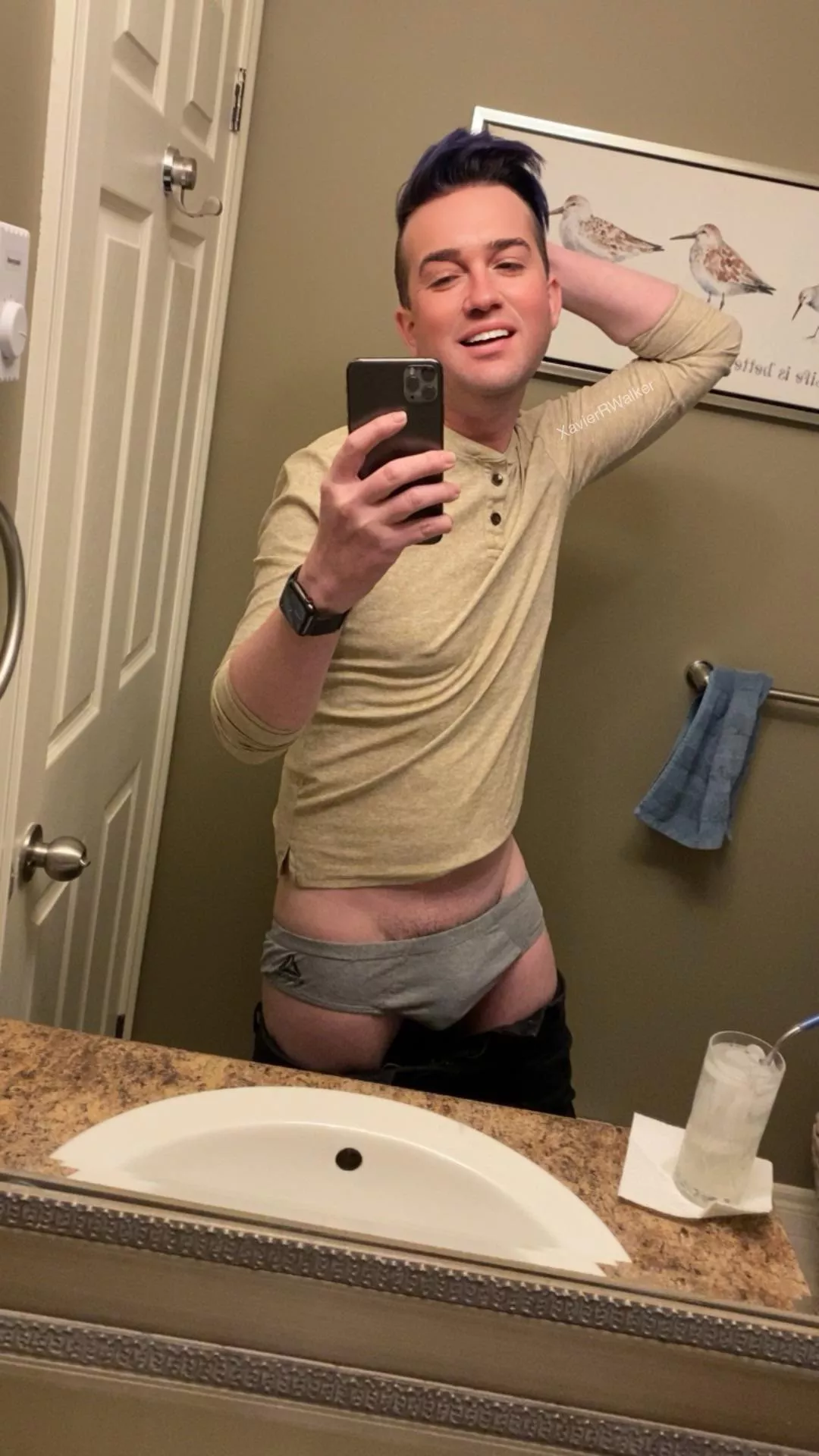 Happy to be home from work. lol. How about you ❤️