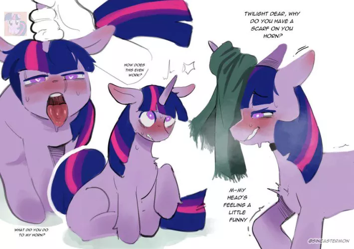 Horny Twilight Sparkle (art by sincastermon)