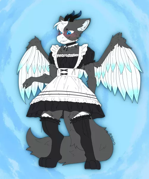 I had so much fun drawing this dress X3 (Commission I did for AllGameFan-Ratters on Reddit)