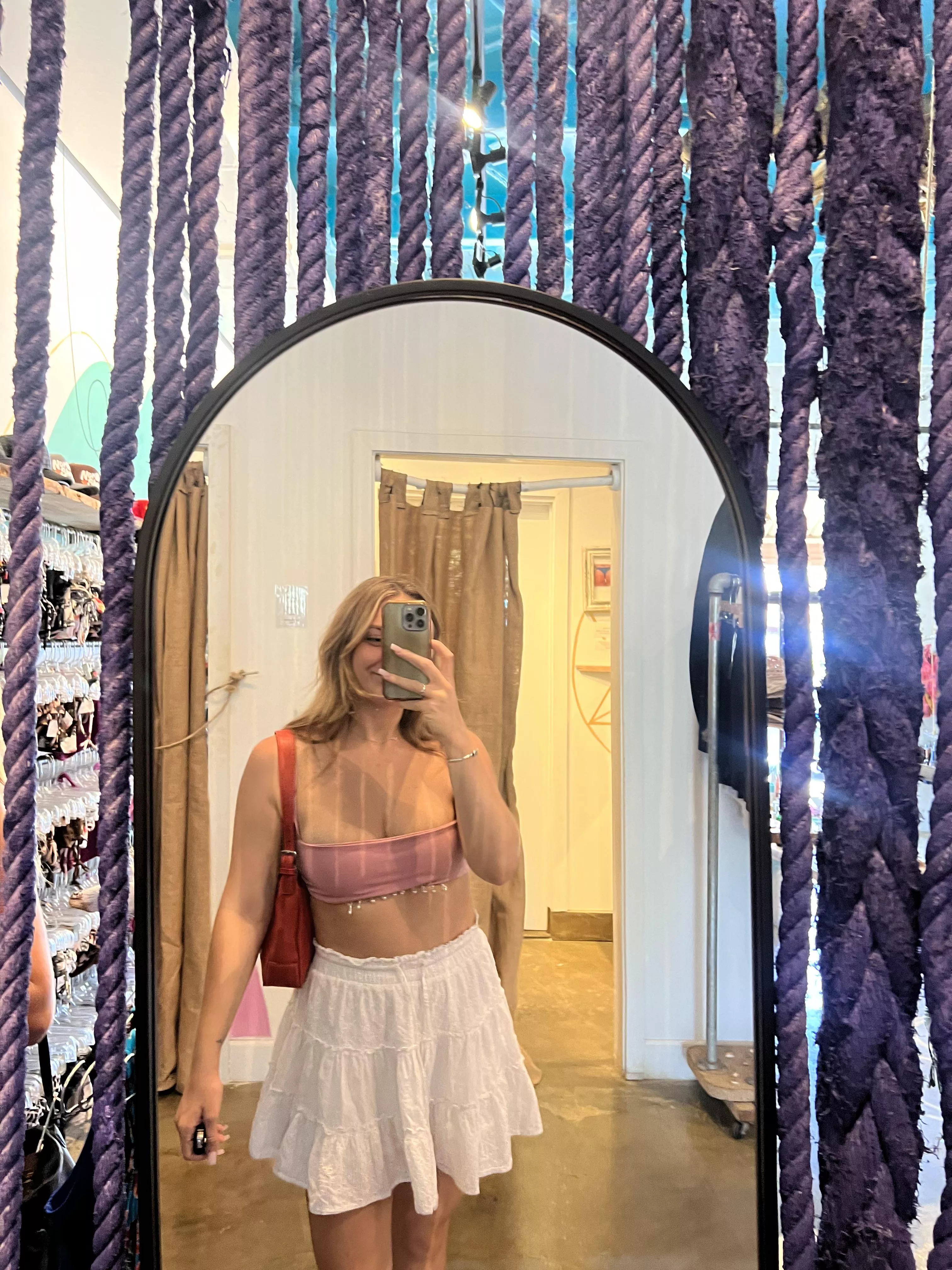 I love to take mirror selfies