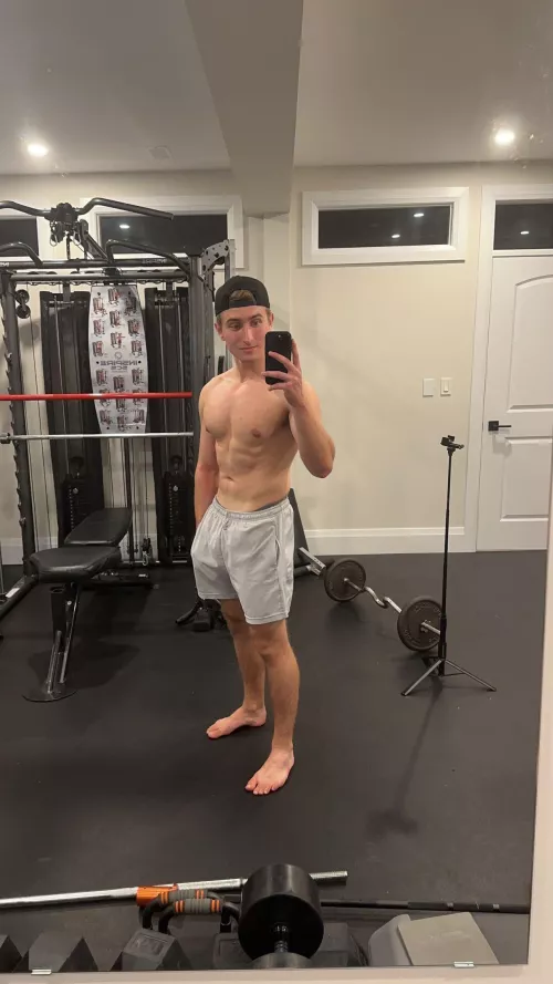 If you were my gym bro, would you let me walk around naked in my home gym?