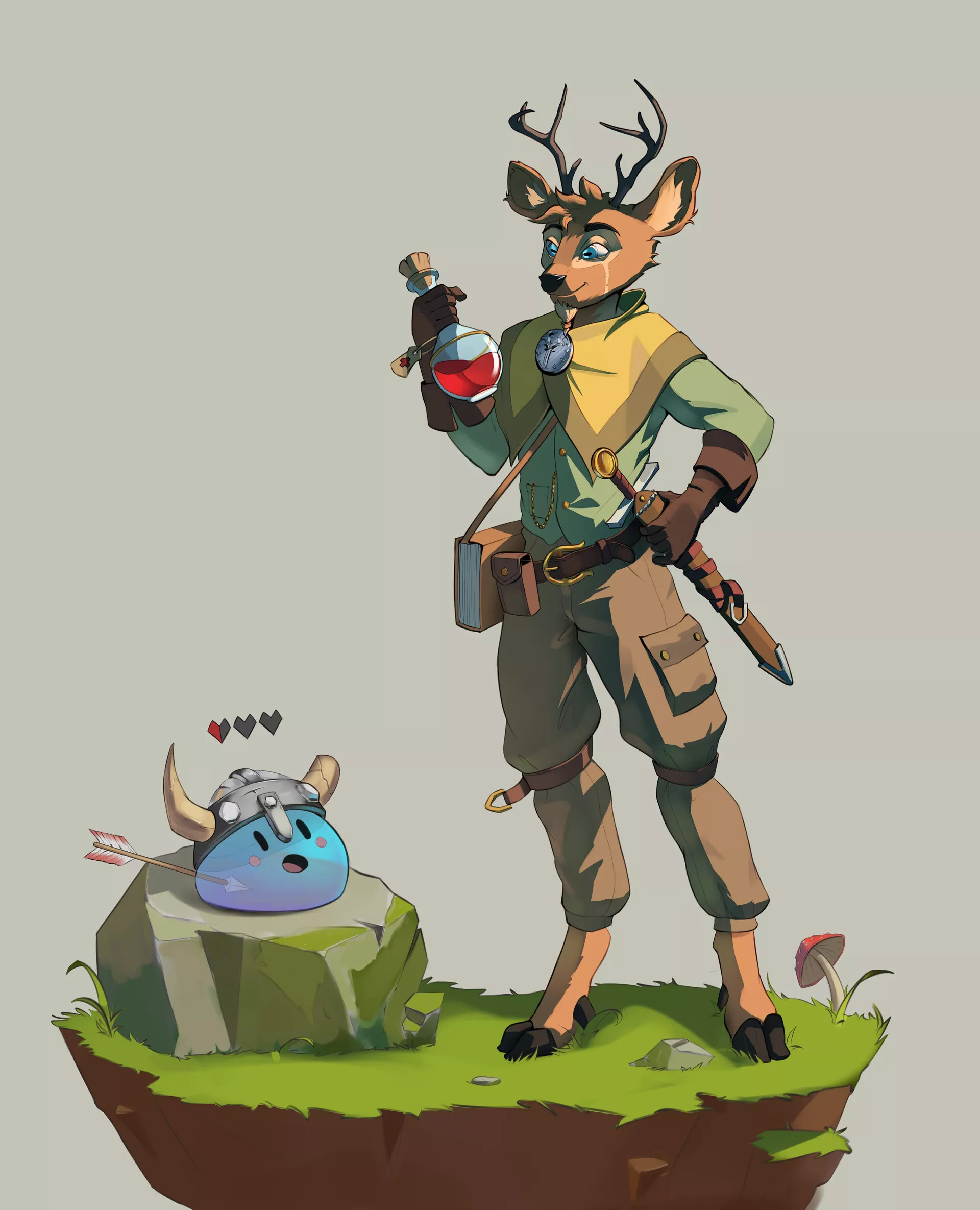 Let's go into an adventure!! What equipment you need to take with u? (art by me) Commissions Open 1/3 slots available