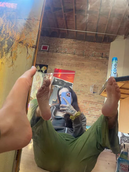 lick my soles and take off my clothes