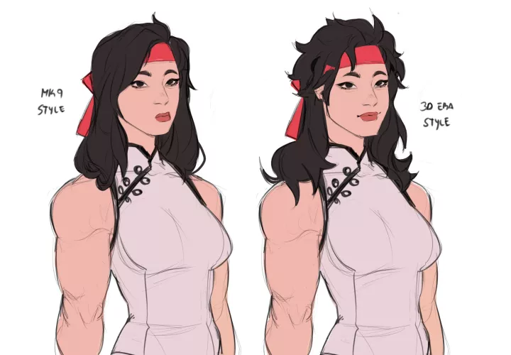 Liu Kang Rule 63 [@kamii_momoru]