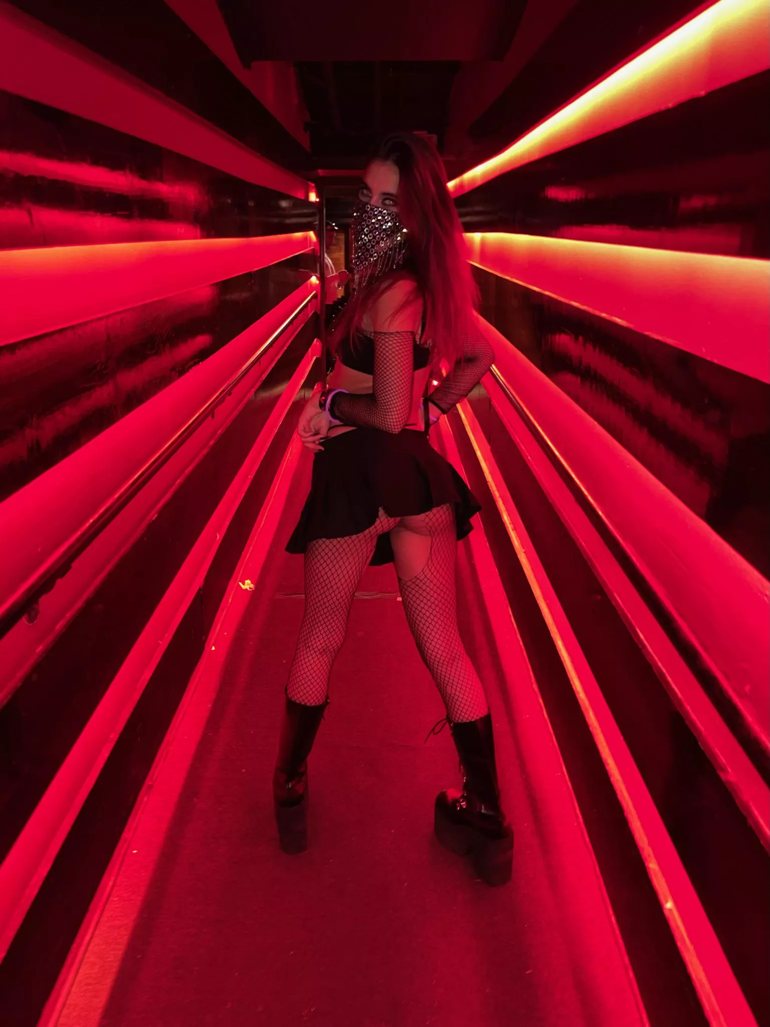 My fishnets are ripped for reason 😉