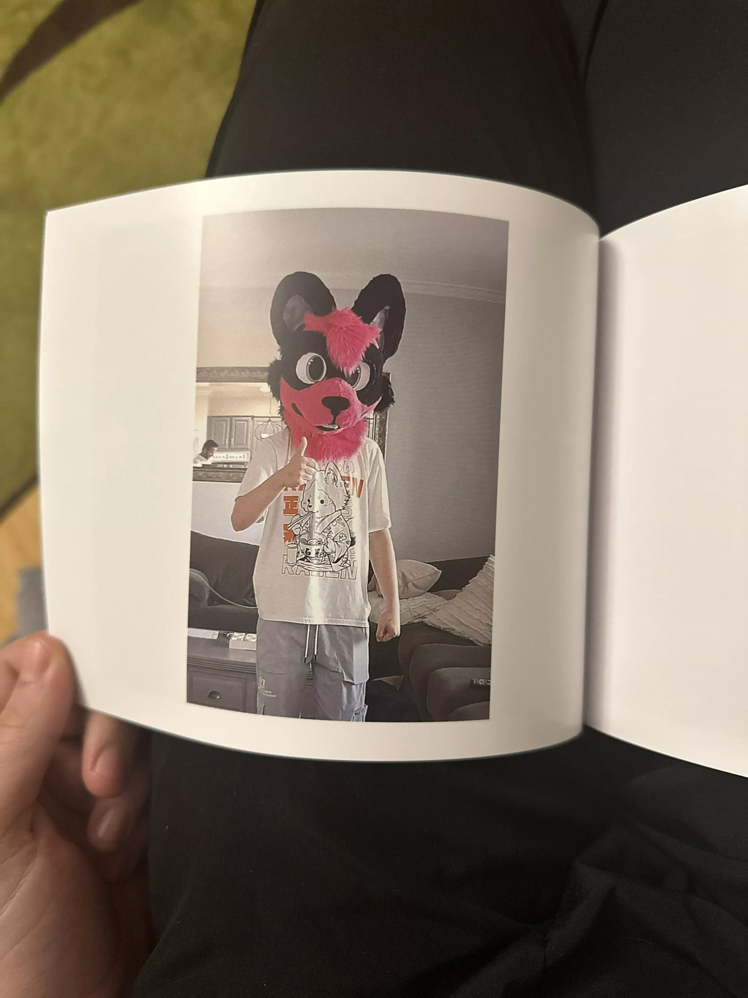 My grandmother put me in the photo album…