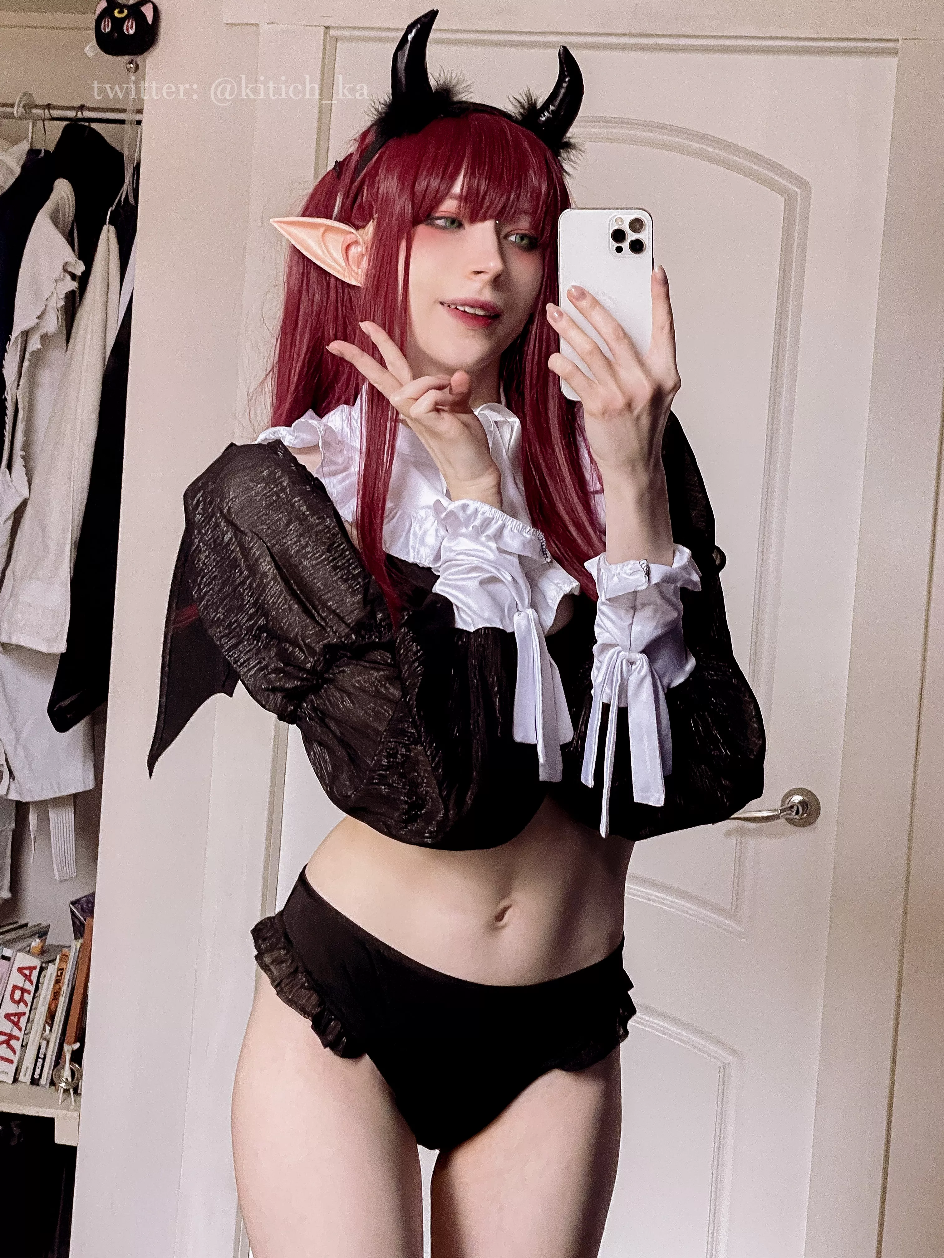 Succubus Marin Kitagawa as Rizu Kyun cosplay from My Dressup Darling by kitich_ka