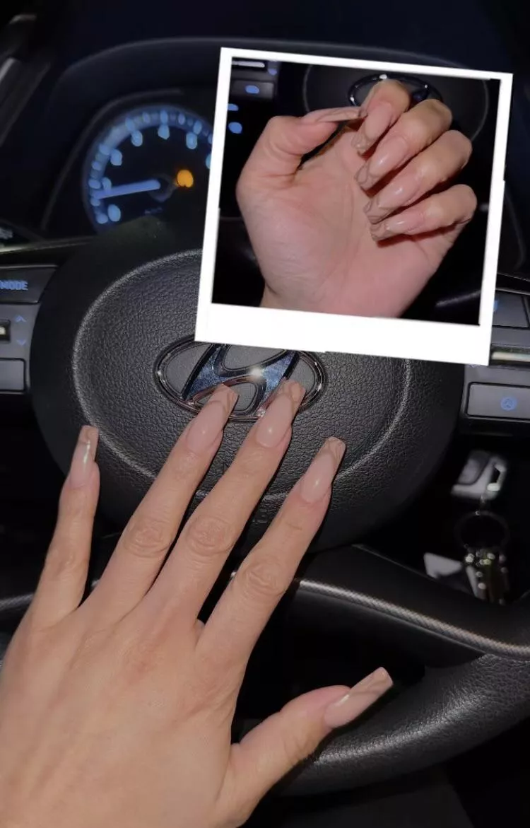 This color looks so good on her