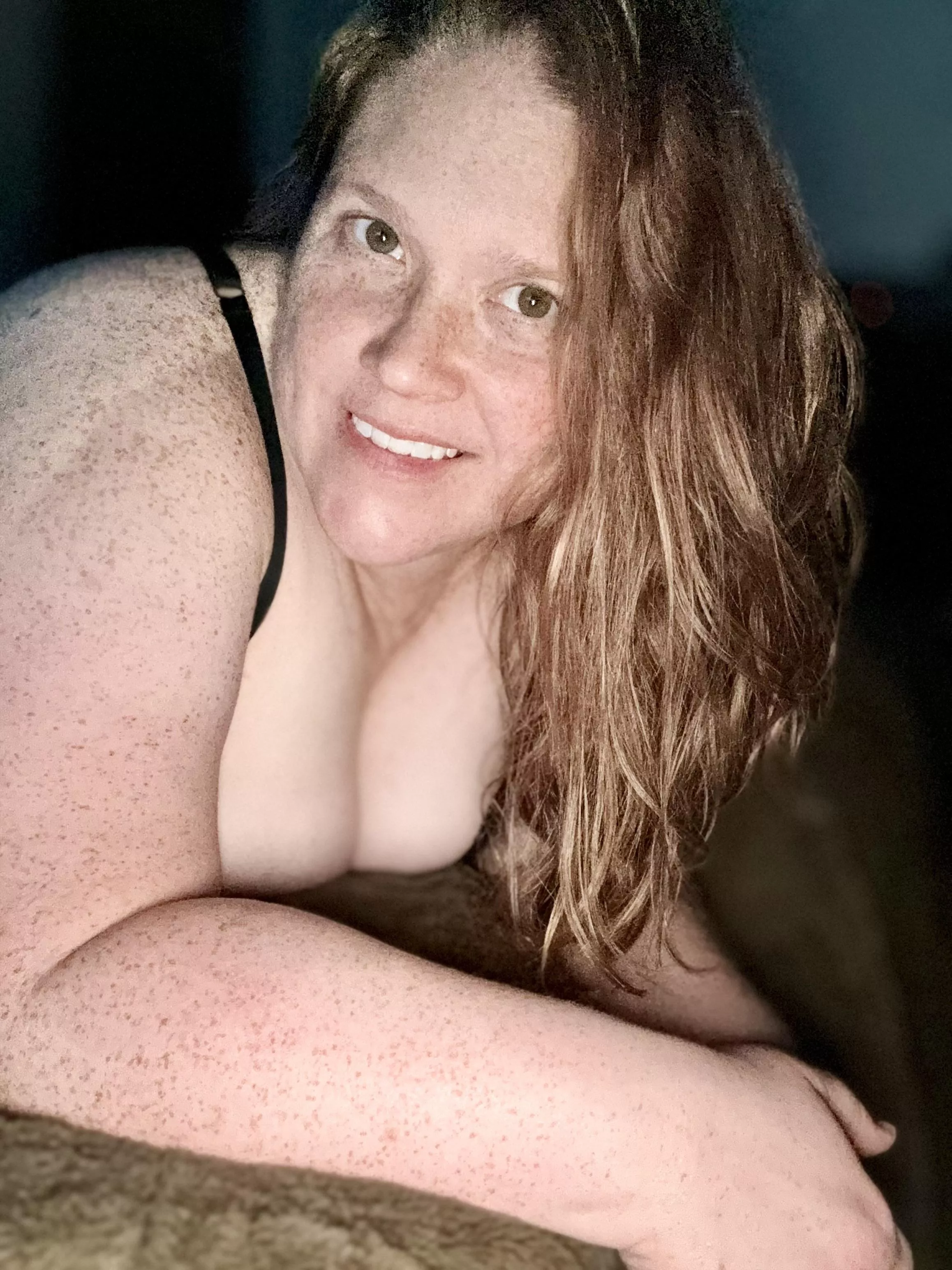 This Freckled redhead bbw needs love too