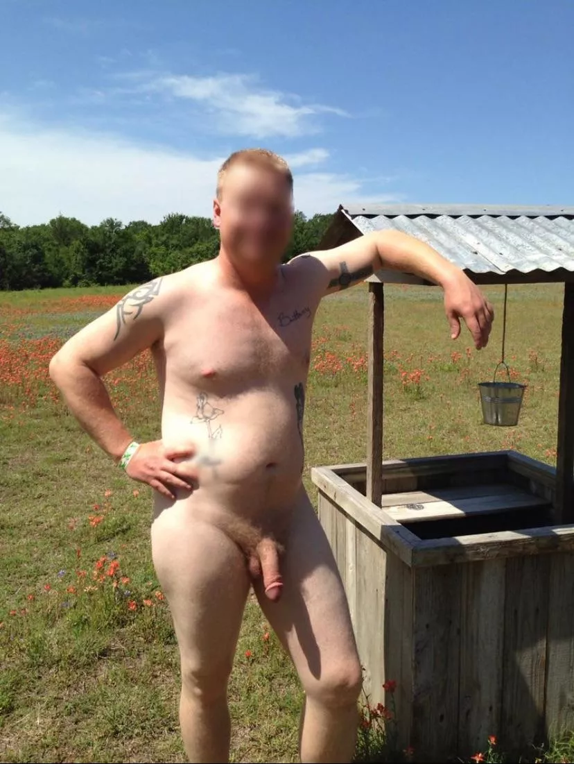 Throw back several years ago to our first nudist resort trip.