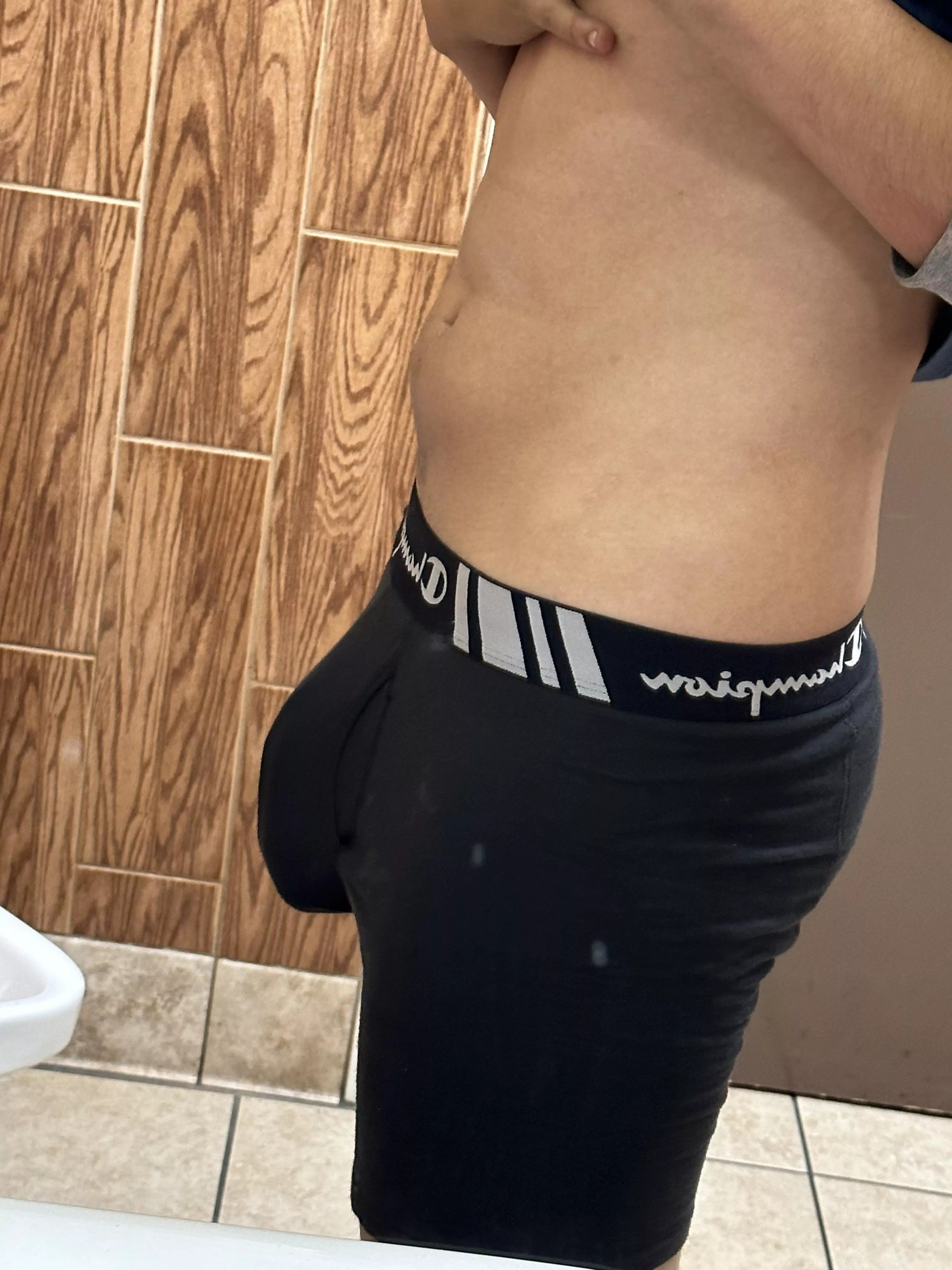 What if u walked into the restroom?