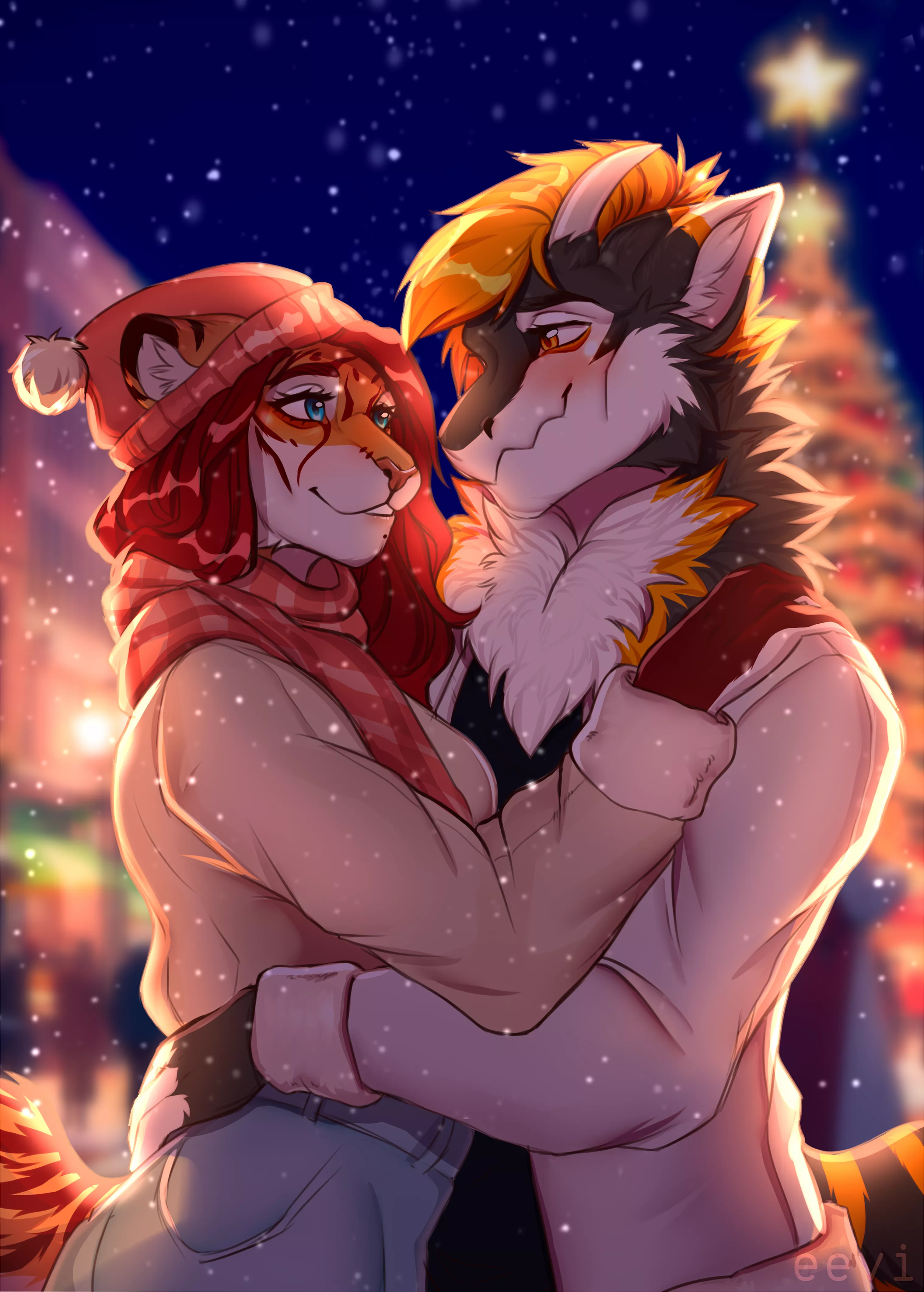 winter🧡💜 (gift for my friend)