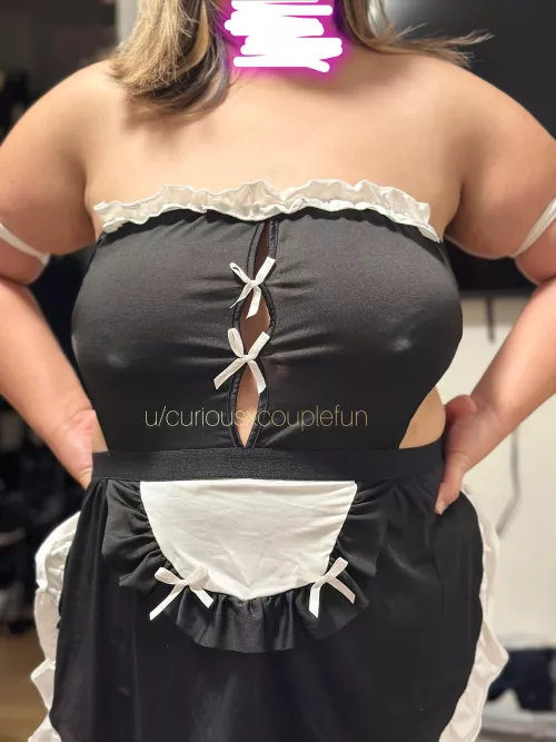 Your maid for the day... [?]ready to serve you❤️