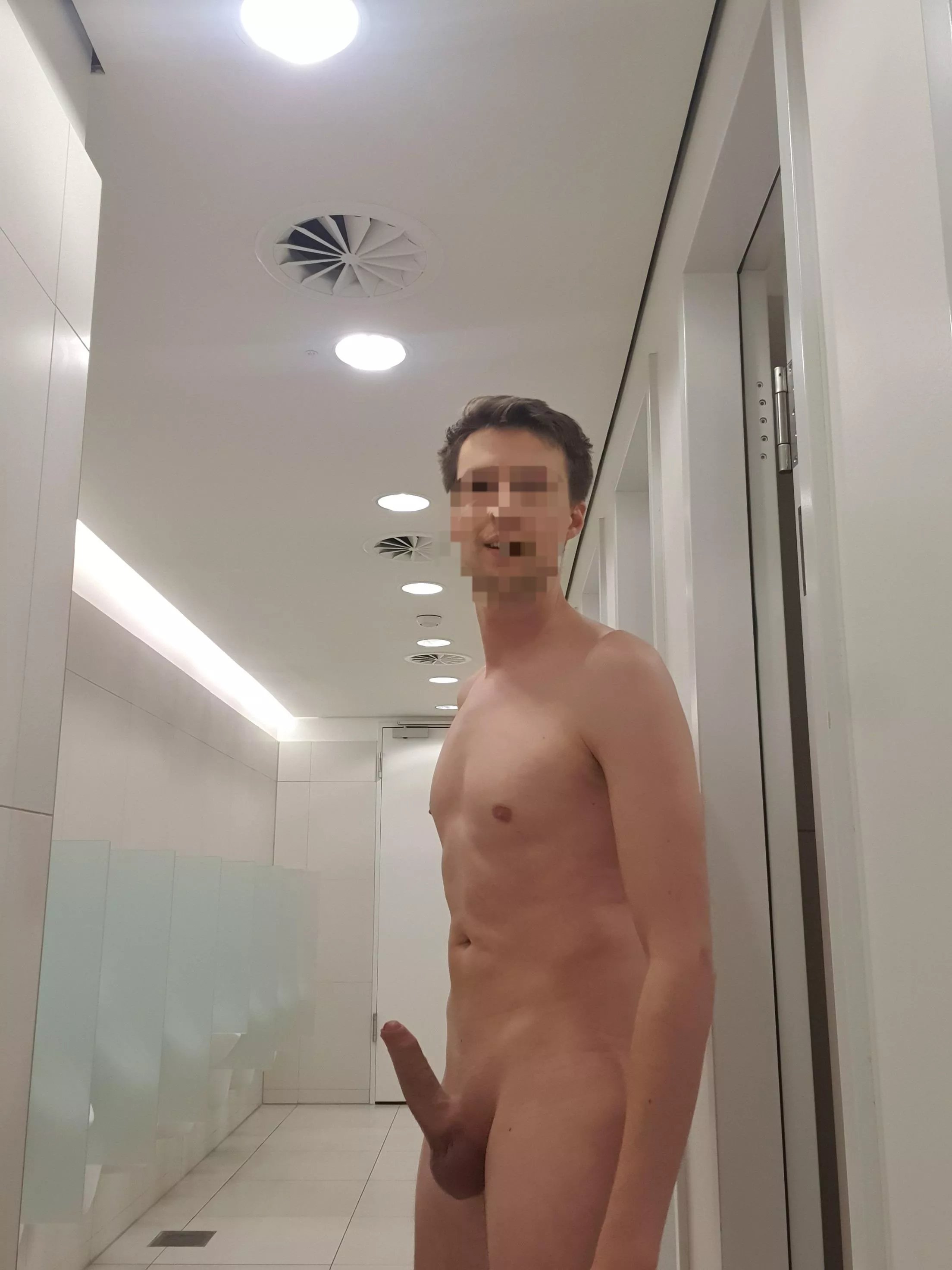 Enjoyed the risk - at anytime someone could enter the room through the door behind me