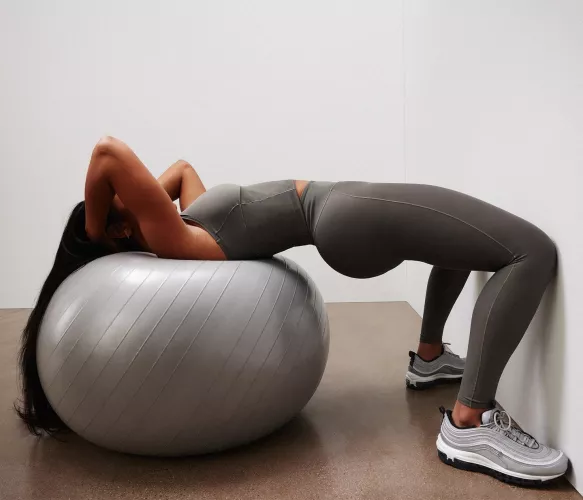 Fan of the bridge pose