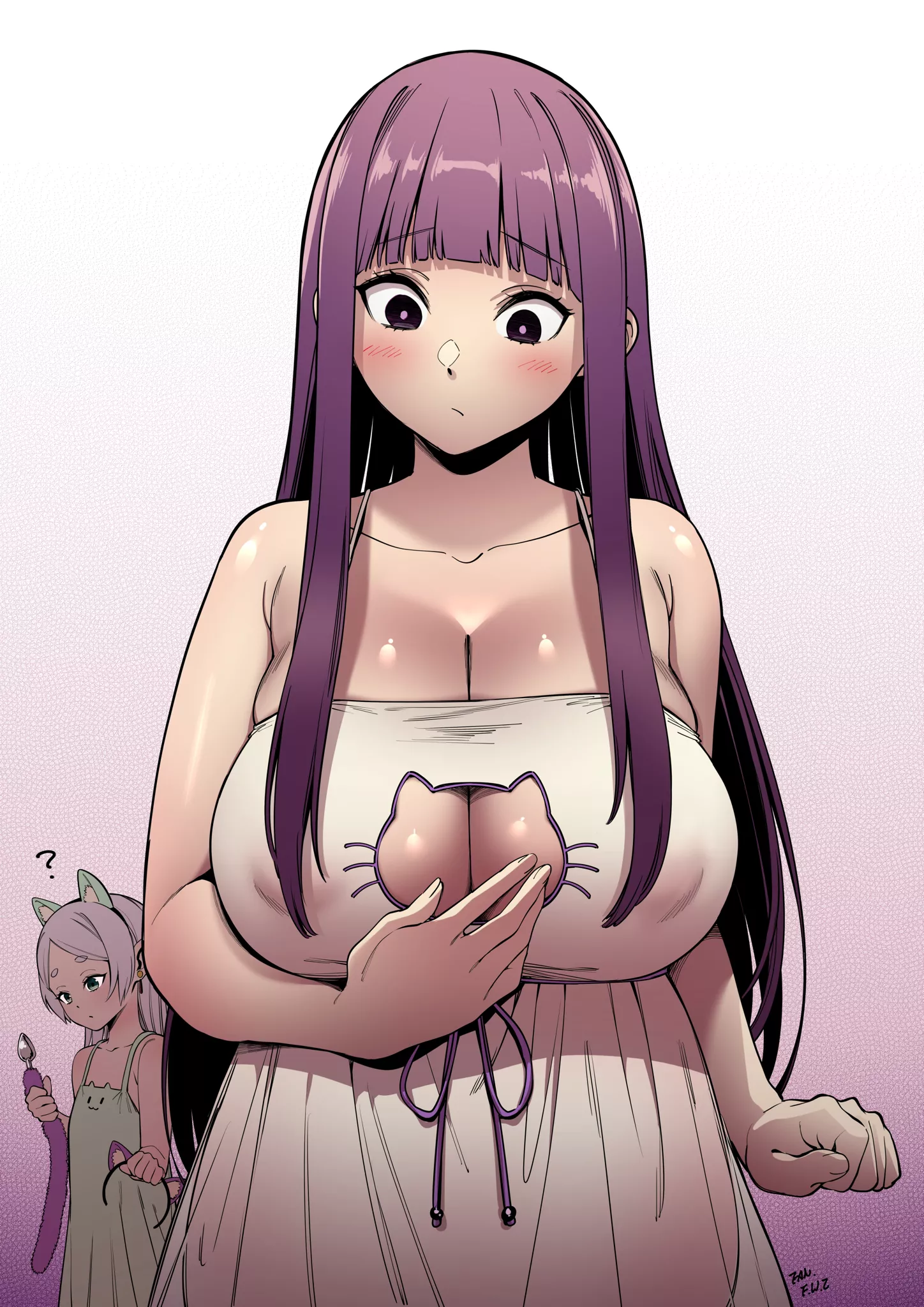 Fern in a kitty babydoll (Sousou no Frieren)