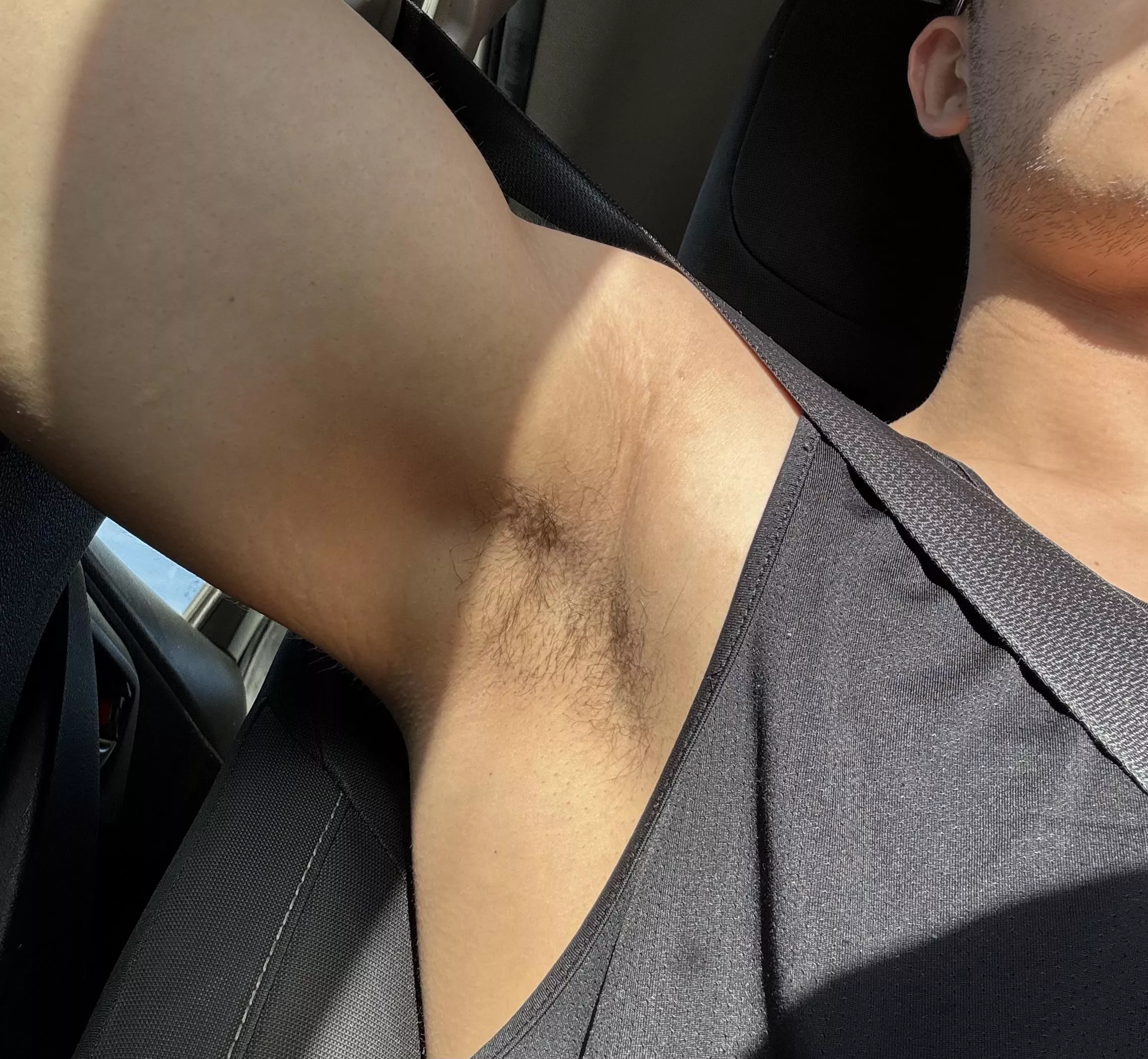 fresh from the gym, come and sniff