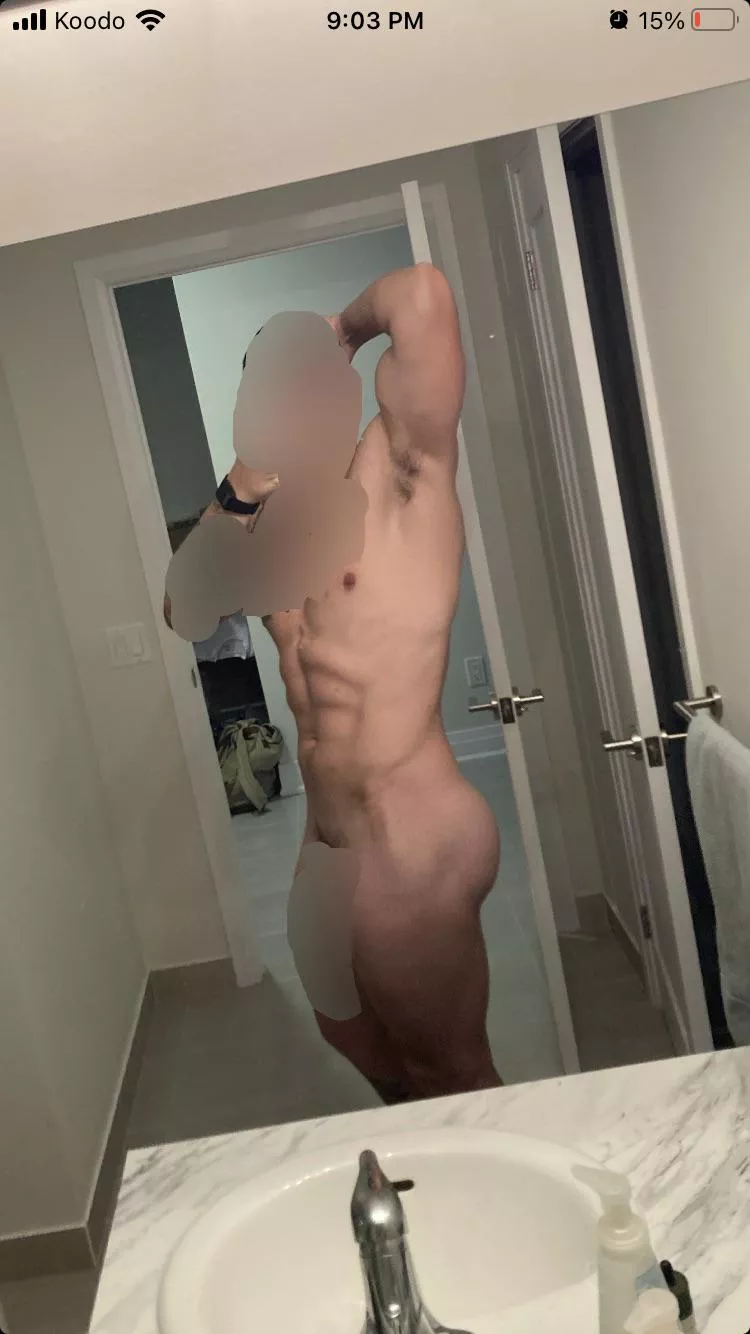 Glute shelf is growing