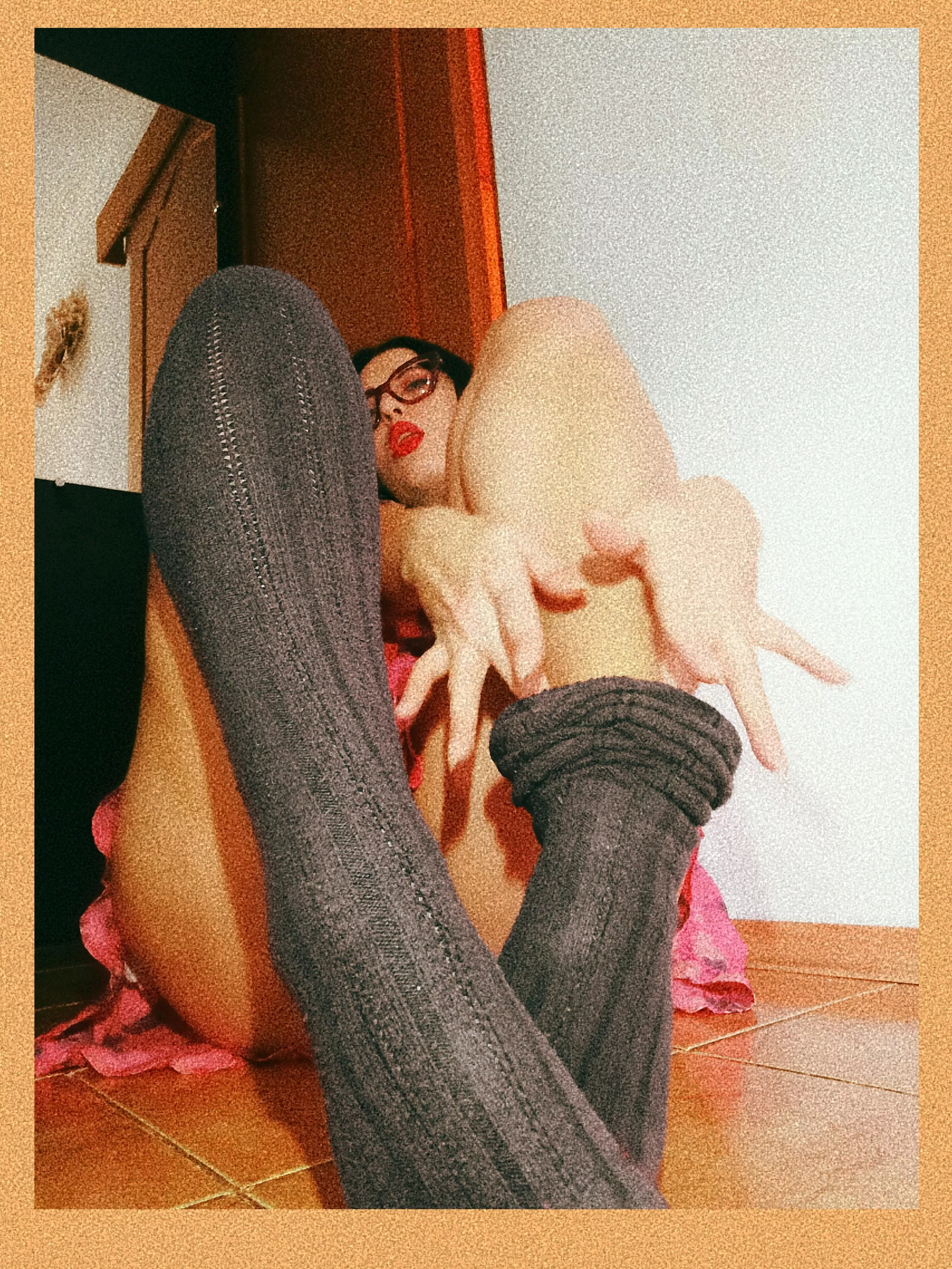 I wonder if these are still socks or stockings? [f]