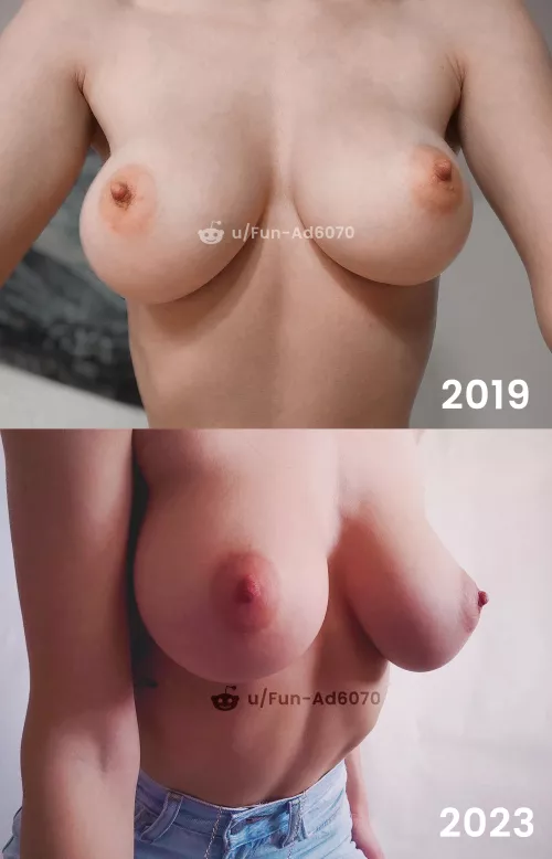 I'm growing older but my tits look the same