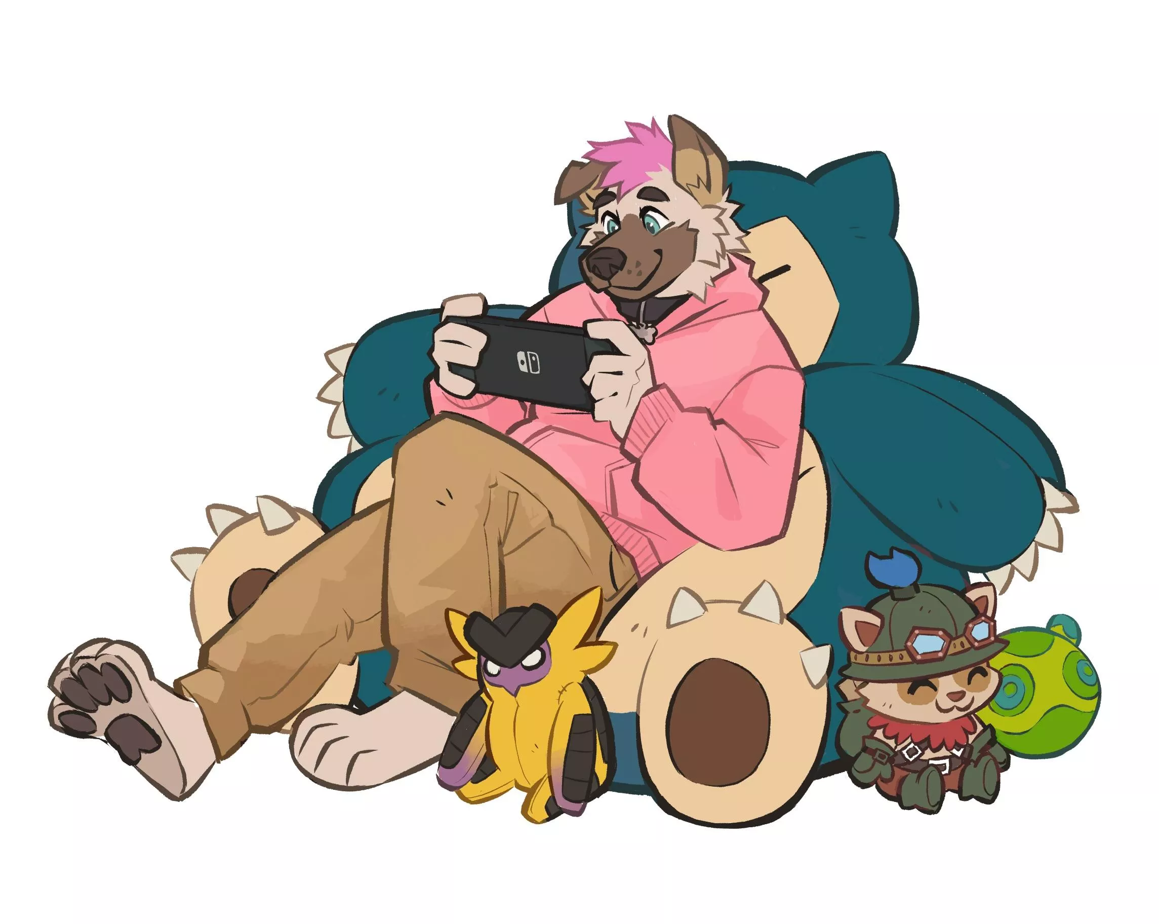 Just a dog gaming🐾✨