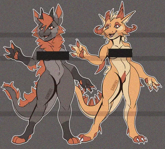 Made these 2 little designs! If you're interested, you can find infos below !