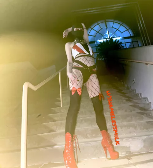 Modeled for a video shoot last night