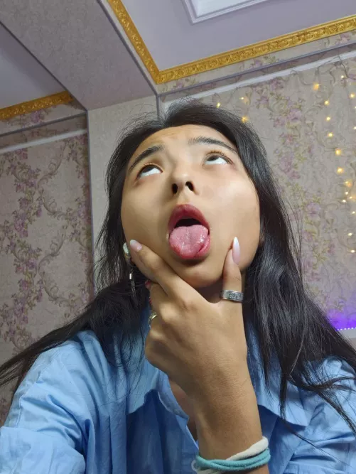 my ahegao gives you a boner, doesn't it