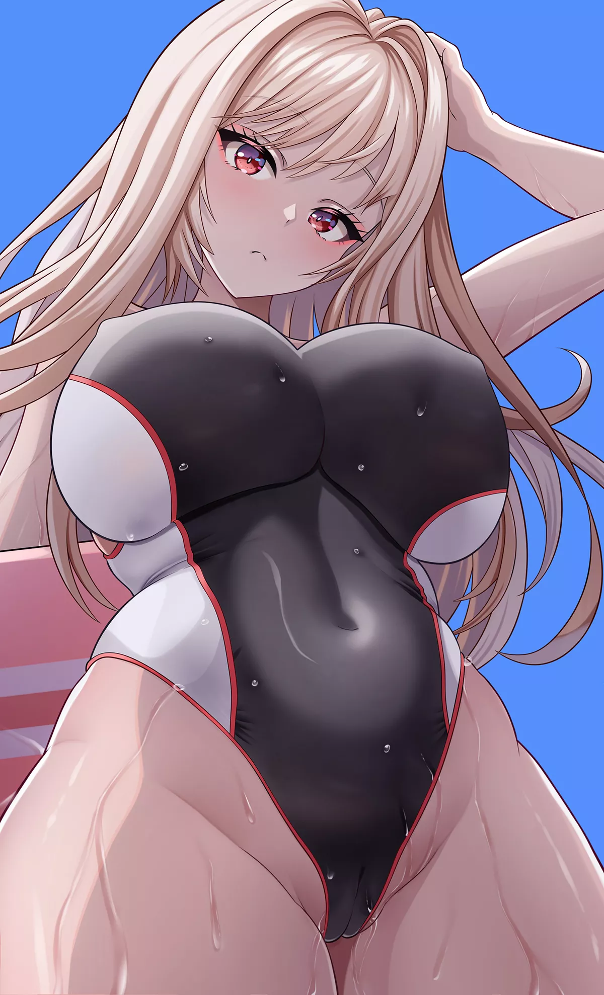 Rapi after a workout [Nikke]