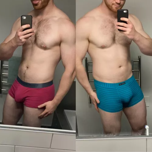 Red or blue you choose 😍