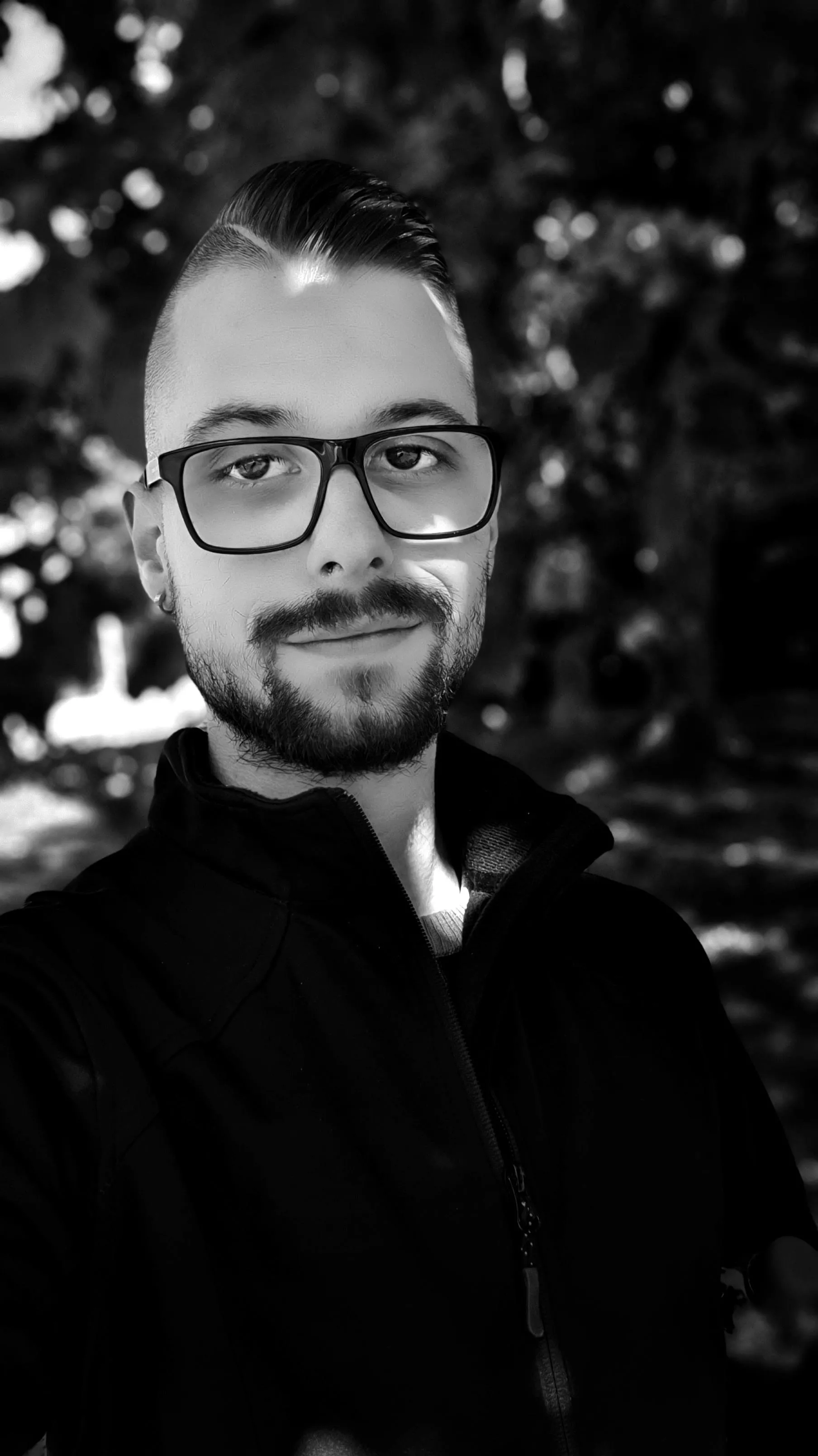 There's something about black and white.