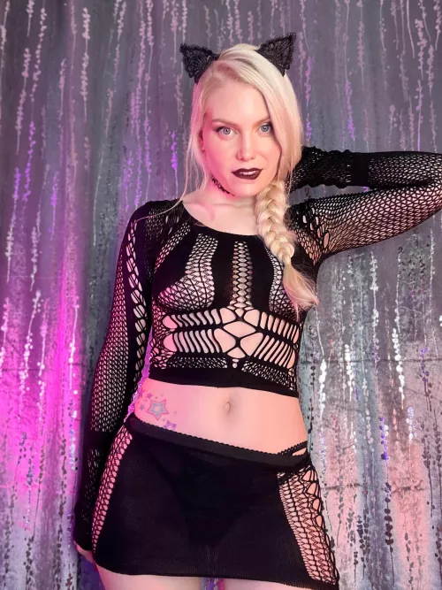 This Kitty is feeling feisty 😈